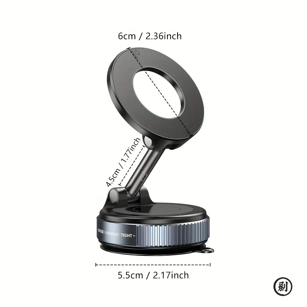 360° Magnetic Vacuum Phone Mount